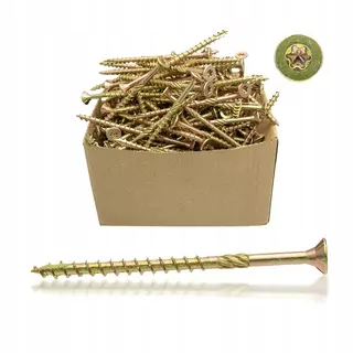 Stolárske skrutky do dreva 5x80 TORX zápustná hlava (200 ks)
